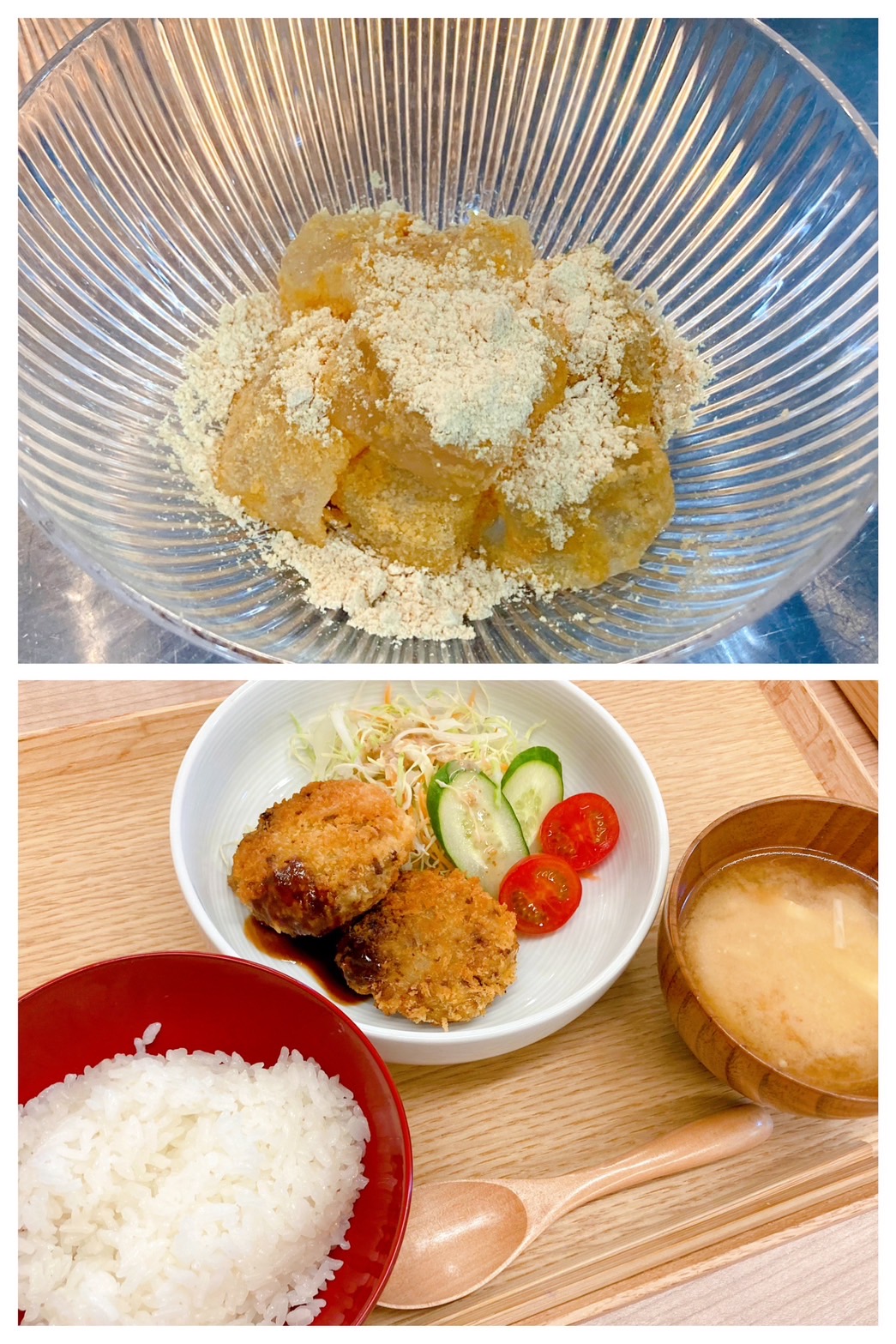 【都筑校】もっちもちわらび餅！