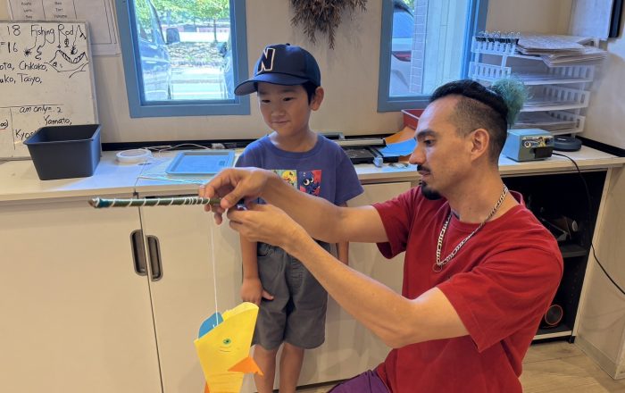 【青葉校】どんな魚が釣りあげられるかな？