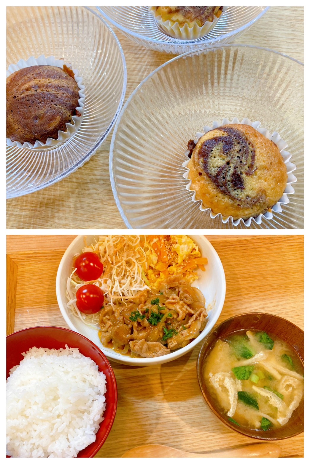 【都筑校】マーブル模様のおやつ！